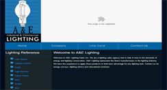 Desktop Screenshot of aelighting.com